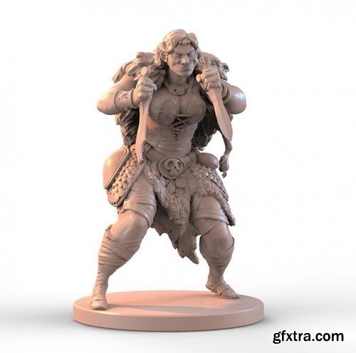 Alexei Konev - Robber Girl – 3D Print