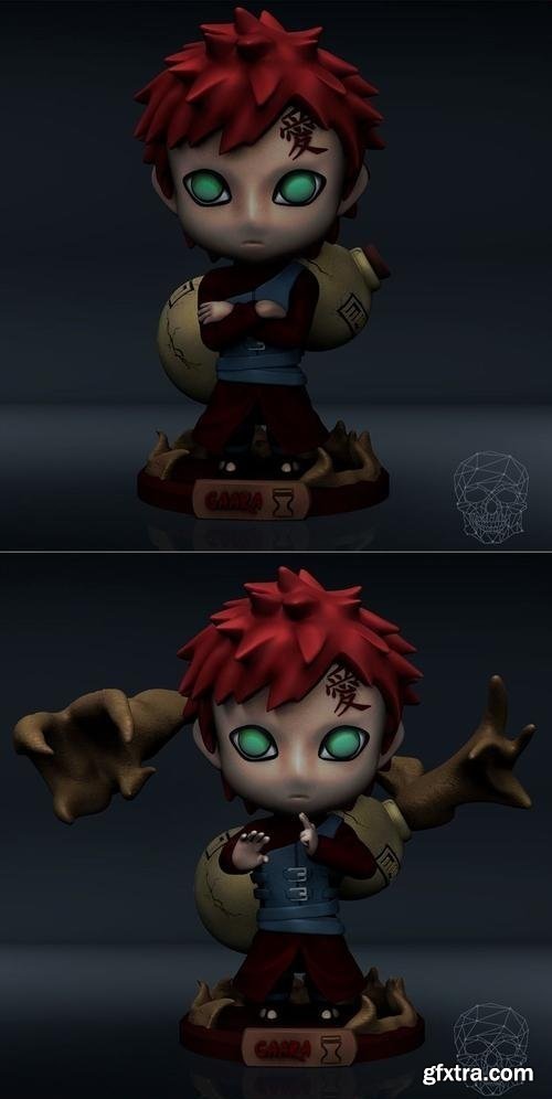 Chibi Gaara Naruto – 3D Print