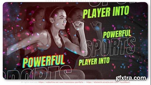 Videohive Powerful Sports Player Intro 42147651