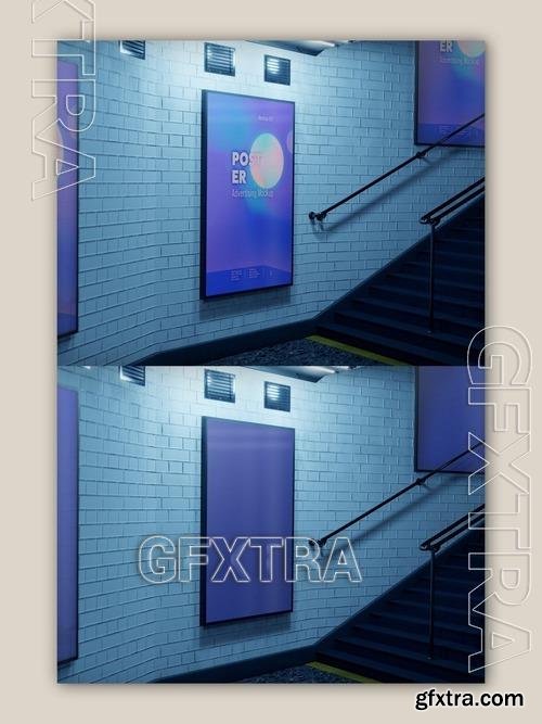 Metro Poster Mockup 529482001