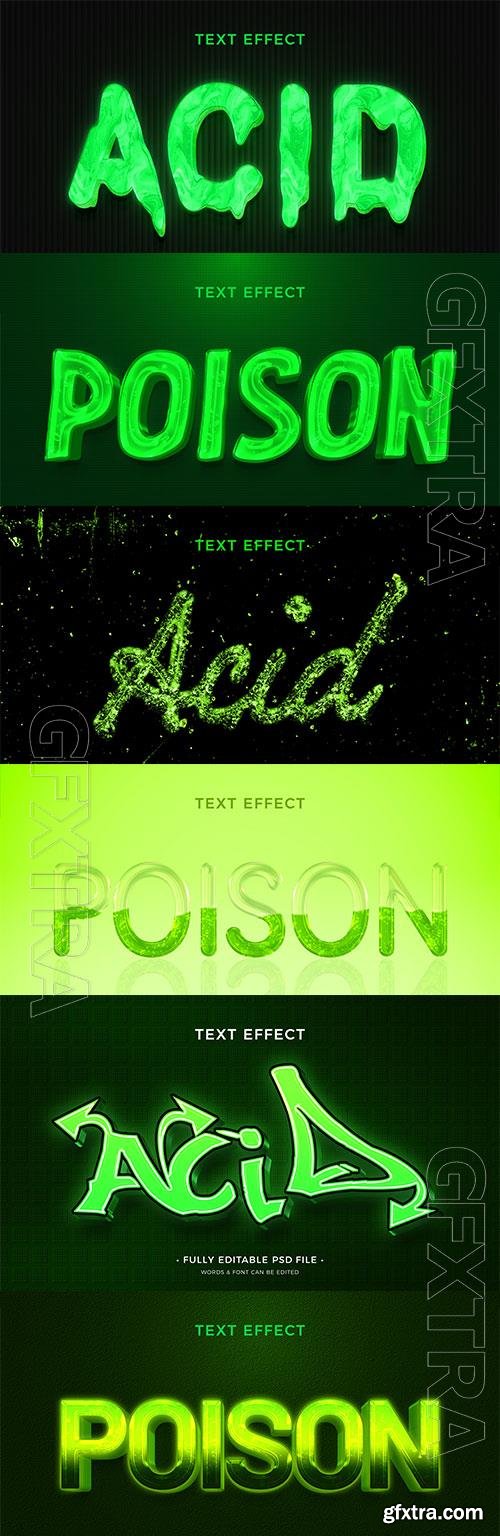 Psd style text effect editable set vol 40