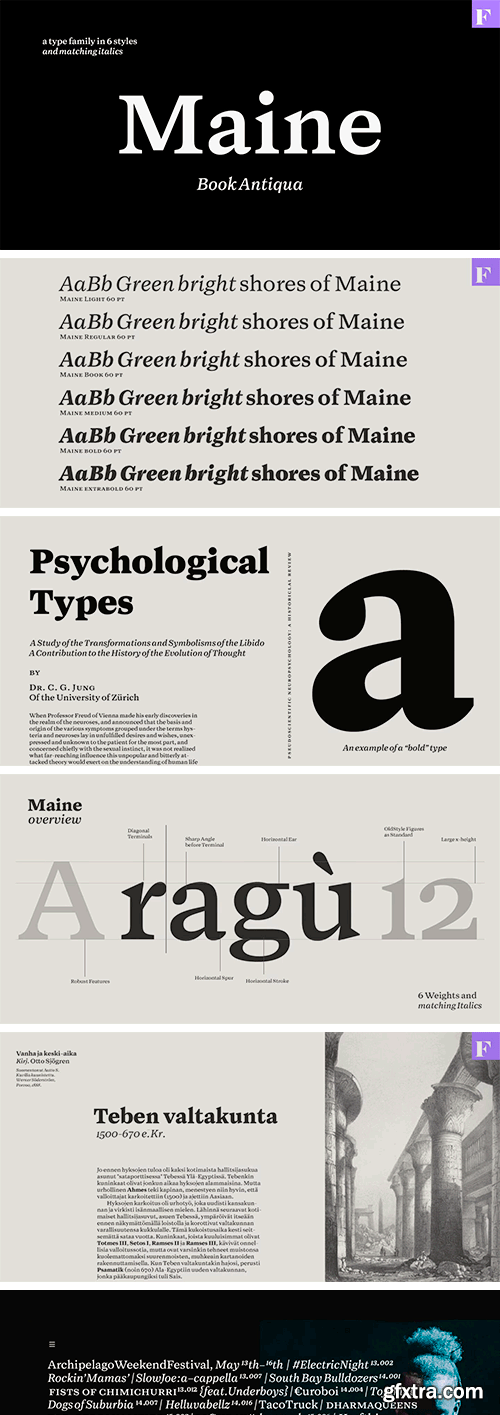 Maine Font Family