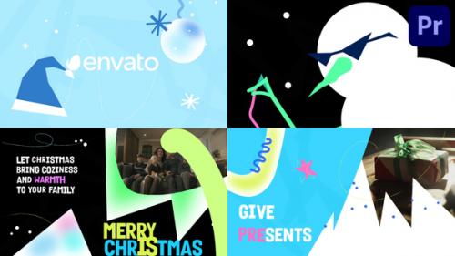 Videohive - Stylish Christmas Greenings Slideshow for Premiere Pro - 42152935 - 42152935