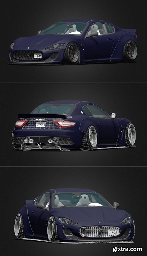 Maserati GranTurismo LB Performance® 3D Model