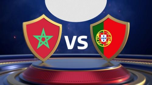 Videohive - Morocco Vs Portugal Vs Card - 42150472 - 42150472