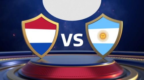 Videohive - Netherlands Vs Argentina Vs Card - 42150493 - 42150493