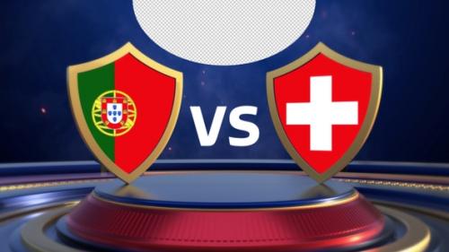 Videohive - Portugal Vs Switzerland Vs Card - 42150650 - 42150650