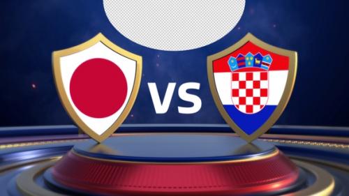 Videohive - Japan Vs Croatia Vs Card - 42151162 - 42151162