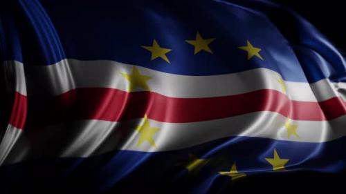 Videohive - Flag of Cape Verde | UHD | 60fps - 42179577 - 42179577