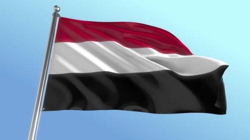 Videohive - Yemen Flag - 42180020 - 42180020