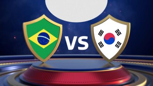 Videohive - Brazil Vs South Korea Vs Card - 42151160 - 42151160