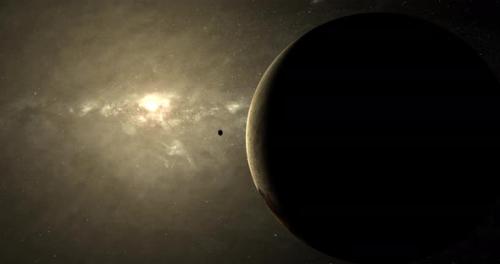 Videohive - Styx Orbiting near Pluto Planet - 42155956 - 42155956