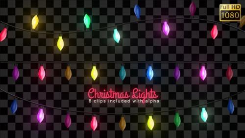 Videohive - Christmas Lights Decorate - 42164038 - 42164038