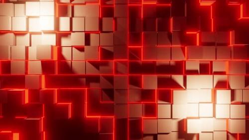 Videohive - Red And Orange Vj Loop Wall Background HD - 42164896 - 42164896