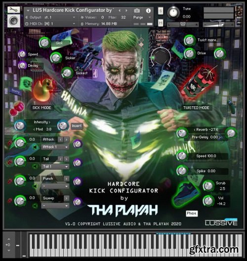 Tha Playah Hardcore Kick Configurator by Tha Playah v1.0 KONTAKT-RYZEN