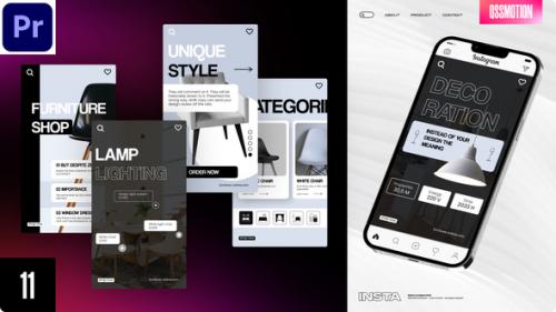 Videohive - Minimal Furniture Instagram Stories For Premiere Pro - 42061390 - 42061390