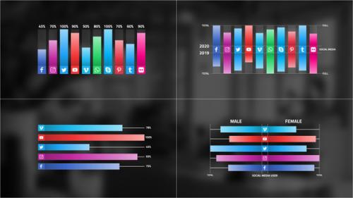 Videohive - Social Media Infographic | Premiere Pro - 42129938 - 42129938