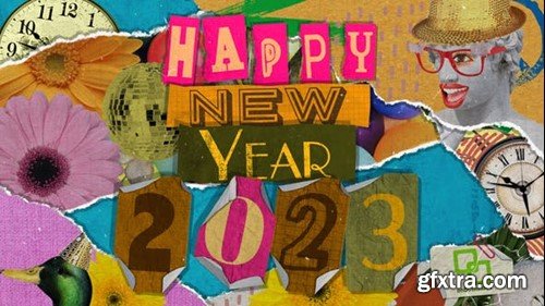 Videohive New Year Collage Opener 41937123