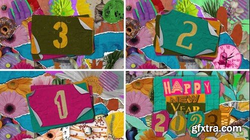 Videohive New Year Countdown Collage 42079313