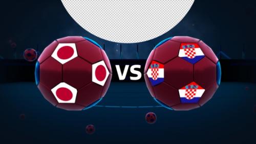 Videohive - Japan Vs Croatia Football Vs Card - 42181446 - 42181446