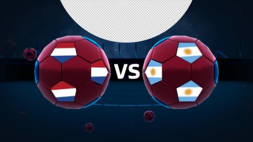 Videohive - Netherlands Vs Argentina Football Vs Card - 42181467 - 42181467