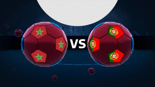 Videohive - Morocco Vs Portugal Football Vs Card - 42181499 - 42181499