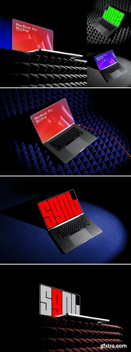 MacBook Pro Mockups / SGNL Series MDKBM3H