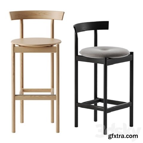 Comma Barstool by Herman Miller