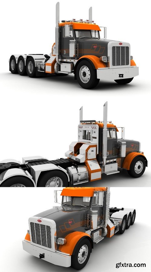 Peterbilt 367 Heavy Haul 3D Model