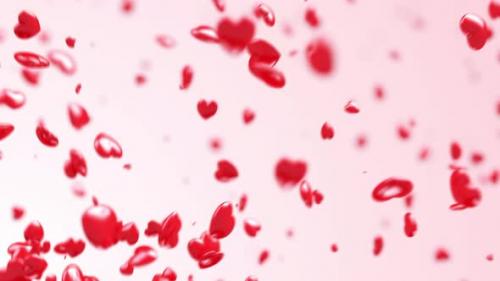 Videohive - 4K Flying Red Hearts - 42151254 - 42151254