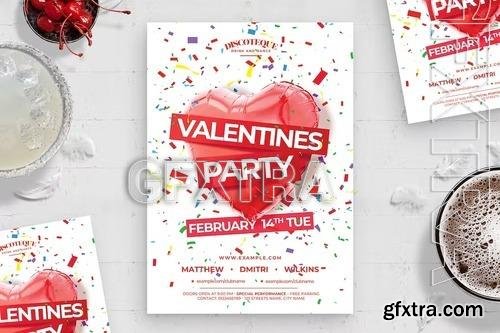 Valentines Flyer Template 7TV9KA4