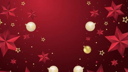 Videohive - 3D Red Christmas Background - 42153268 - 42153268