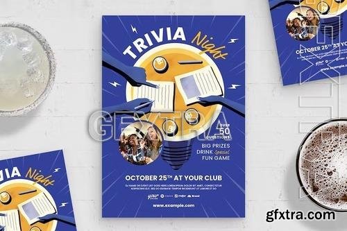 Trivia Night Flyer Template F5S25S6