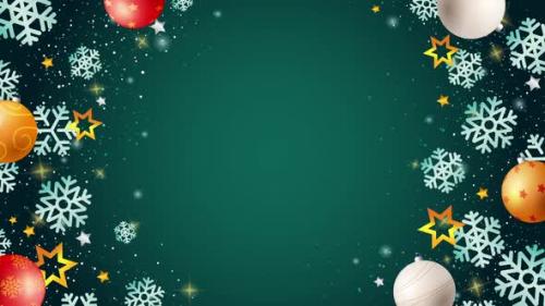 Videohive - Christmas Snowflake Background - 42153271 - 42153271