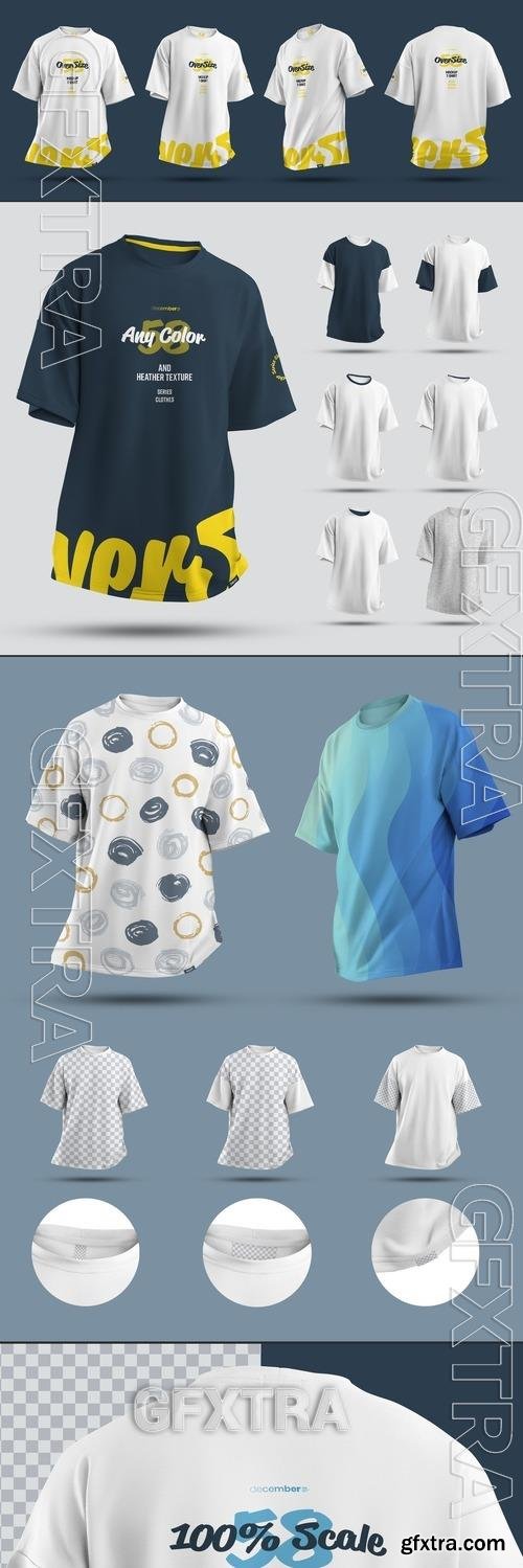 4 Oversize T-Shirt Mockups 530156527