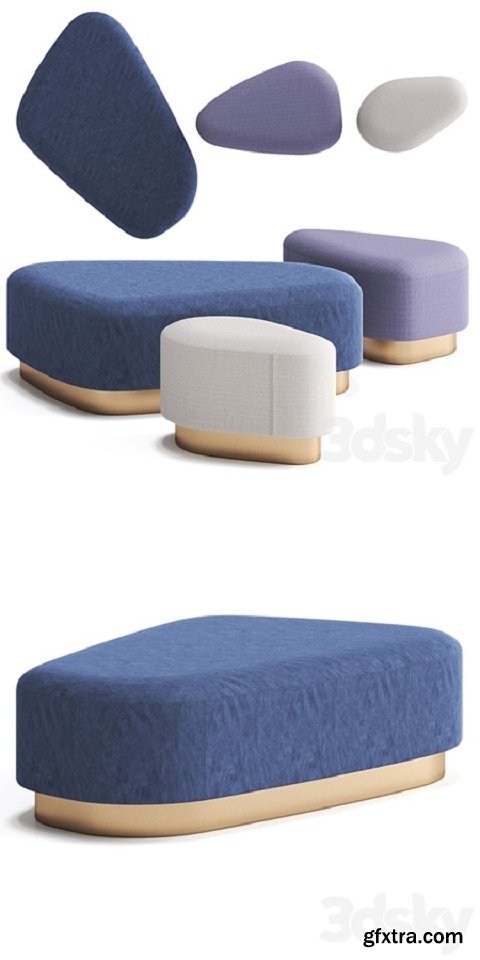 Island Pouf by Saba Italia