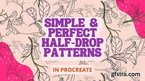 Simple & Perfect Half-Drop Patterns: in Procreate