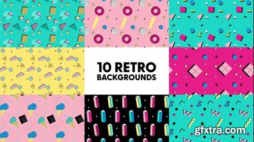 Videohive Retro Backgrounds 42256057