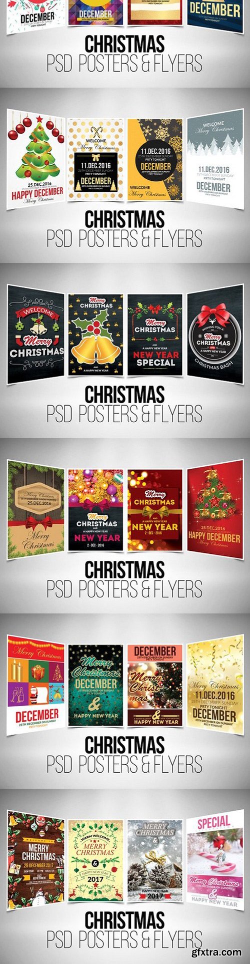 40 Christmas Event Flyer Bundle