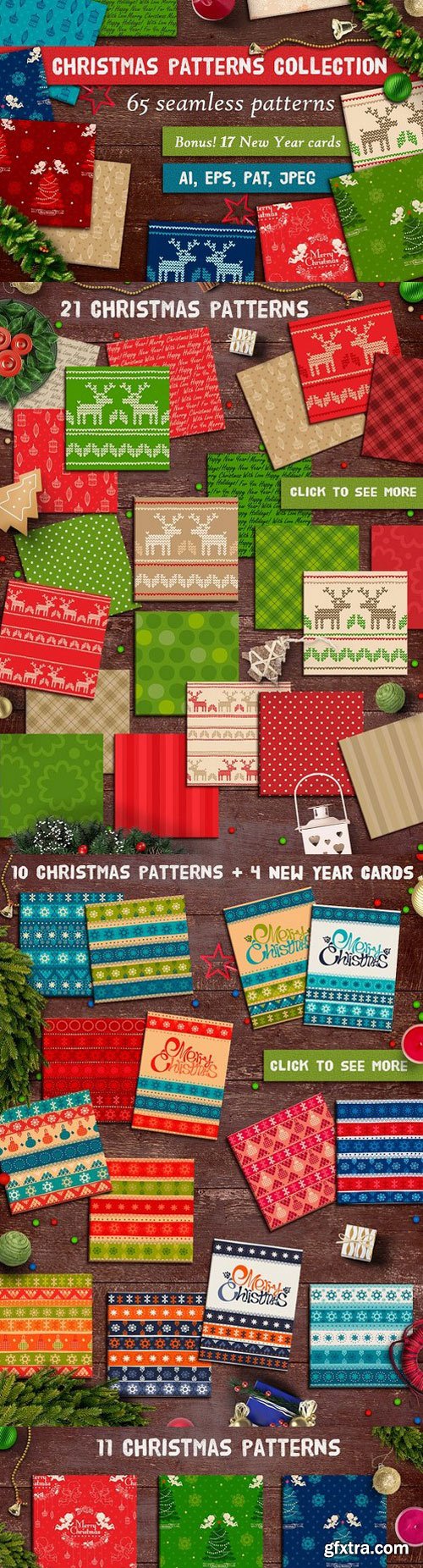 65 Seamless Christmas Patterns