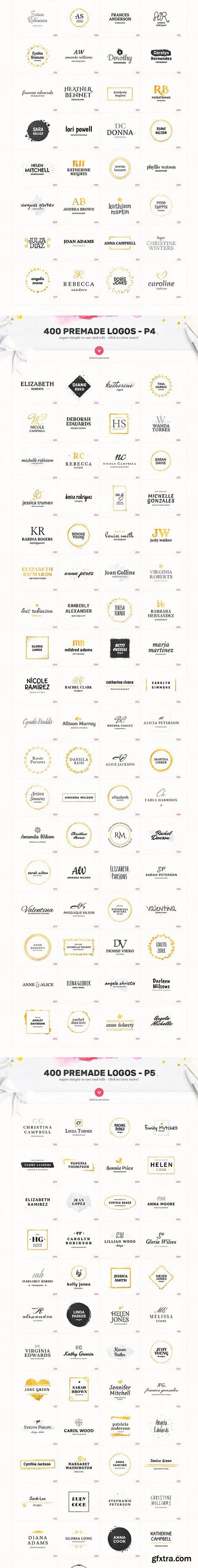 Elegant Logo Bundle - 400 Logos