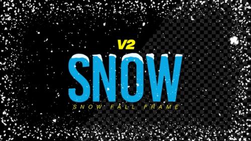 Videohive - Snow Fall Frame V2 - 42214974 - 42214974