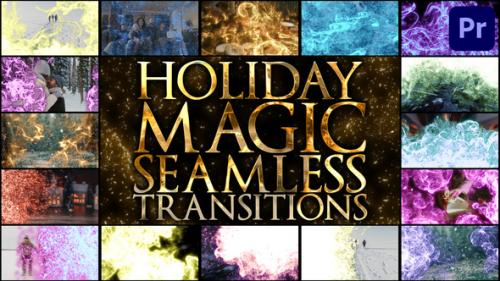 Videohive - Holiday Magic Seamless Transitions for Premiere Pro - 42200811 - 42200811