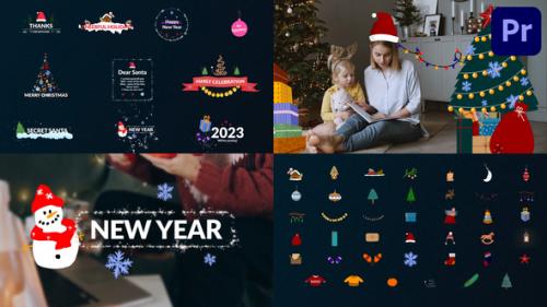 Videohive - Christmas Titles And Animations for Premiere Pro - 42201875 - 42201875