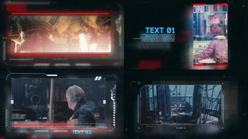 Videohive - Dark Techno Video Displays - 42235975 - 42235975