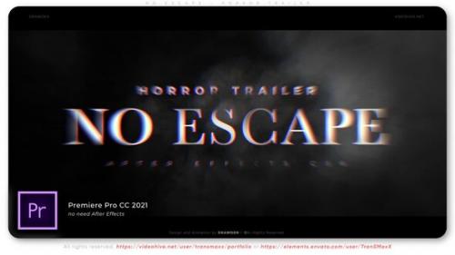 Videohive - No Escape - Horror Trailer - 42249300 - 42249300