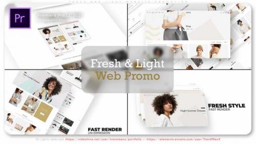 Videohive - Fresh and Light Website Promotion - 42249247 - 42249247