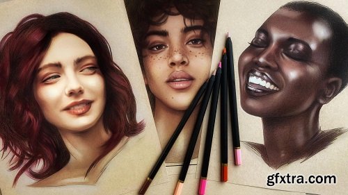How To Color Skin Tones // with colored pencils