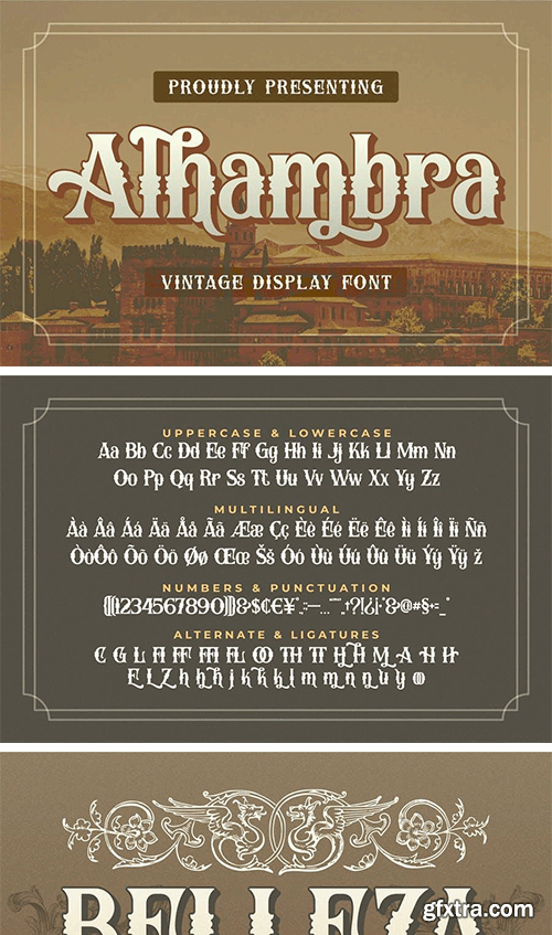 Alhambra Font