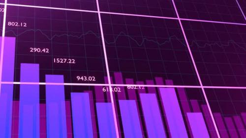 Videohive - Stock market animated graphic. Stock price chart. - 42187316 - 42187316